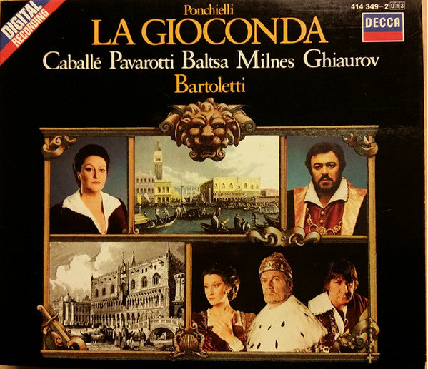 Amilcare Ponchielli, Montserrat Caballé, Luciano Pavarotti, Agnes Baltsa, Sherrill Milnes, Nicolai Ghiaurov, Bruno Bartoletti : La Gioconda (3xCD)