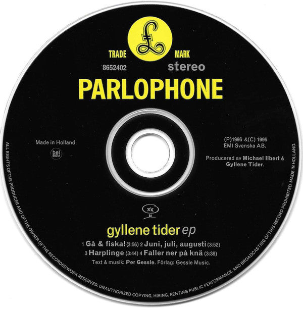 Gyllene Tider : E.P. (CD, EP)