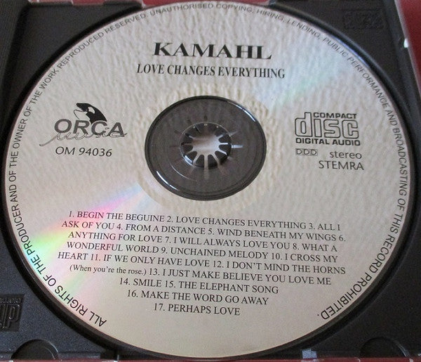 Kamahl : Love Changes Everything (CD, Album, Comp)