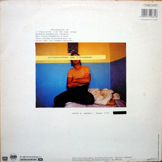 Gérard Manset : Prisonnier De L'inutile (LP, Album, RP)