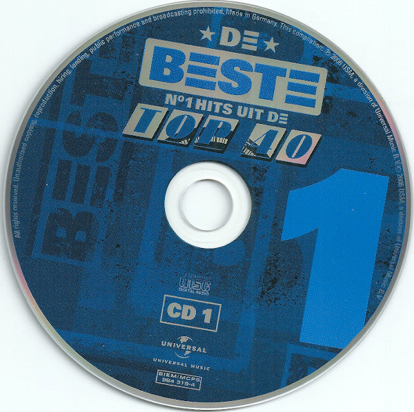 Various : De Beste N° 1 Hits Uit De Top 40 (2xCD, Comp)