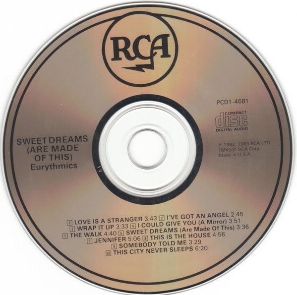 Eurythmics : Sweet Dreams (Are Made Of This) (CD, Album, RE)