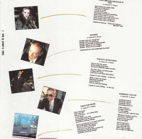 Eurythmics : Sweet Dreams (Are Made Of This) (CD, Album, RE)