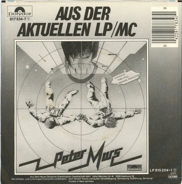 Peter Mars : Missing You Love (7", Single)