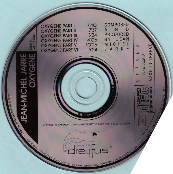 Jean-Michel Jarre : Oxygène (CD, Album, RE)
