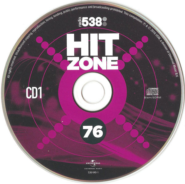 Various : Radio 538 - Hitzone 76 (2xCD, Comp)