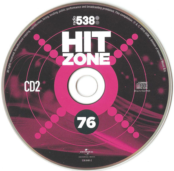 Various : Radio 538 - Hitzone 76 (2xCD, Comp)