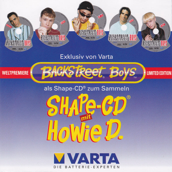 Backstreet Boys : Shape-CD Howie D. (CD, Shape, Ltd)