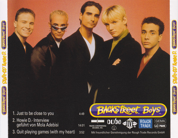 Backstreet Boys : Shape-CD Howie D. (CD, Shape, Ltd)