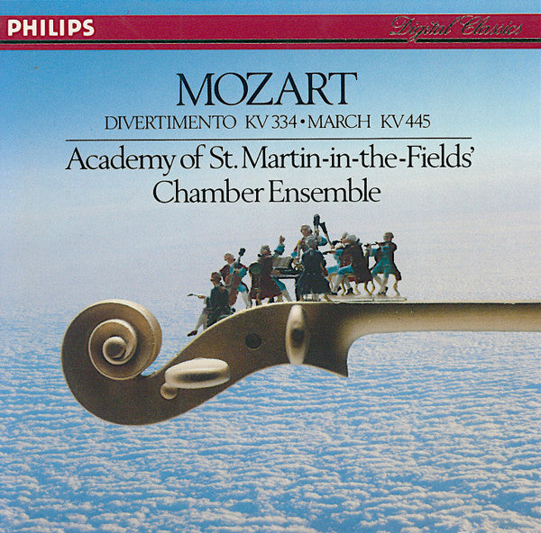 Wolfgang Amadeus Mozart, Academy Of St. Martin-in-the-Fields Chamber Ensemble : Divertimento KV 334 • March KV 445 (CD, Album)