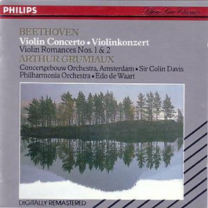 Ludwig van Beethoven - Arthur Grumiaux, Concertgebouworkest, Sir Colin Davis, Philharmonia Orchestra, Edo de Waart : Violin Concerto / Violin Romances Nos. 1 & 2 (CD, Comp, RE, RM)