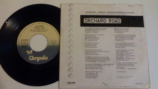 Leo Sayer : Orchard Road (7", Single)