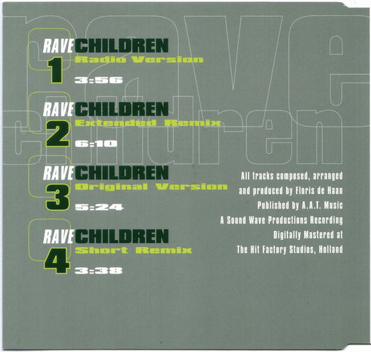 DJ Flomo : Rave Children (CD, Maxi)