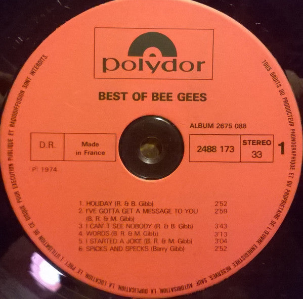 Bee Gees : Best Of Bee Gees (2xLP, Comp, RE)