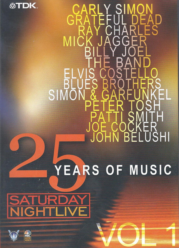 Various : Saturday Night Live - 25 Years Of Music Vol 1 (DVD-V, NTSC)