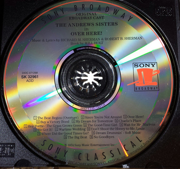 The Andrews Sisters : Over Here! (CD, Album, RE)