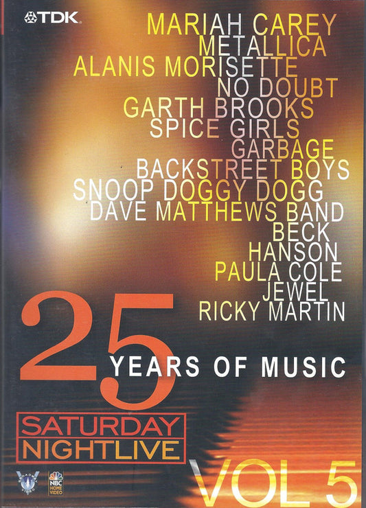 Various : Saturday Night Live - 25 Years Of Music Vol 5 (DVD-V, NTSC)