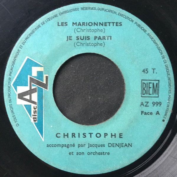 Christophe : Les Marionnettes (7", EP, RE)