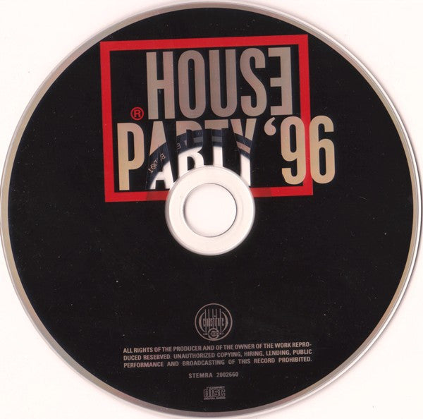 Various : House Party '96 (CD, Mixed)
