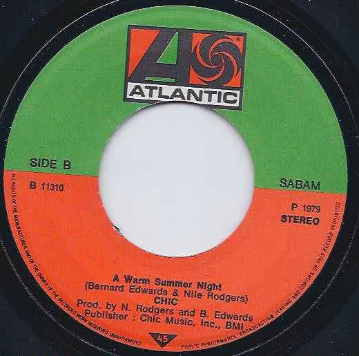 Chic : Good Times (7", Single)