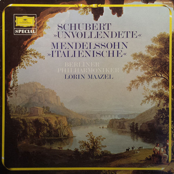 Franz Schubert - Felix Mendelssohn-Bartholdy - Lorin Maazel, Berliner Philharmoniker : Schubert "Unvollendete" / Mendelssohn "Italienische" (LP, Comp)