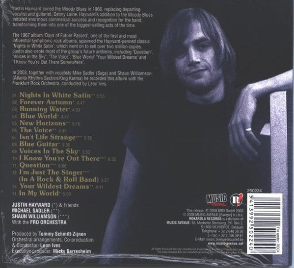 Frankfurt Rock Orchestra : Classic Moody Blues Hits (CD, Album, RE, Dig)