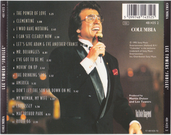 Lee Towers : Jubilee (CD, Album)