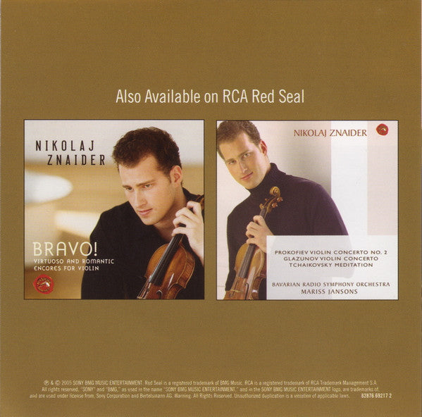 Ludwig van Beethoven . Felix Mendelssohn-Bartholdy, Nikolaj Znaider, Israel Philharmonic Orchestra, Zubin Mehta : Violin Concertos (CD)