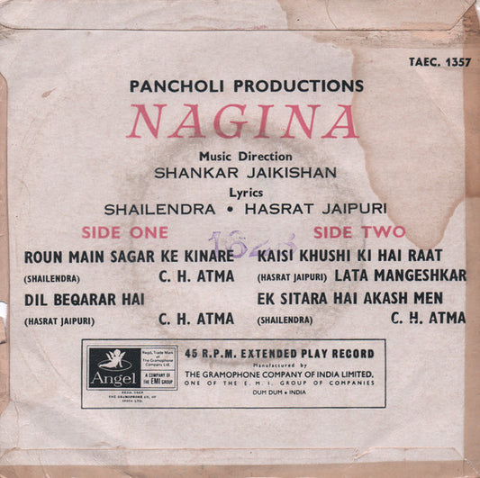 Shankar-Jaikishan : Nagina (7", EP)