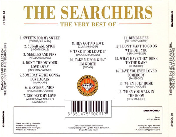 The Searchers : The Very Best Of (CD, Comp)