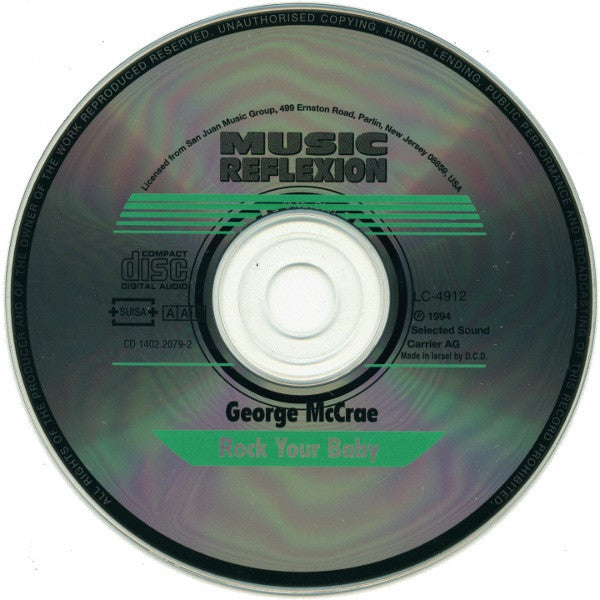 George McCrae : Rock Your Baby (CD, Comp)