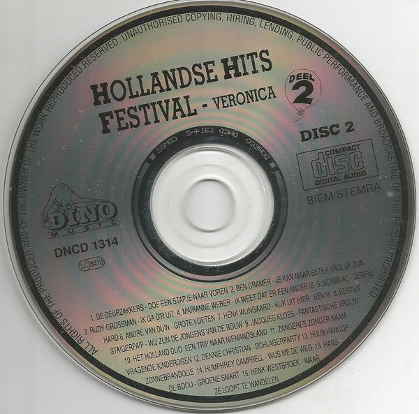 Various : Hollandse Hits Festival - Veronica (Deel 2) (2xCD, Comp)