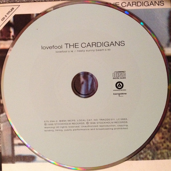 The Cardigans : Lovefool (CD, Single, Car)