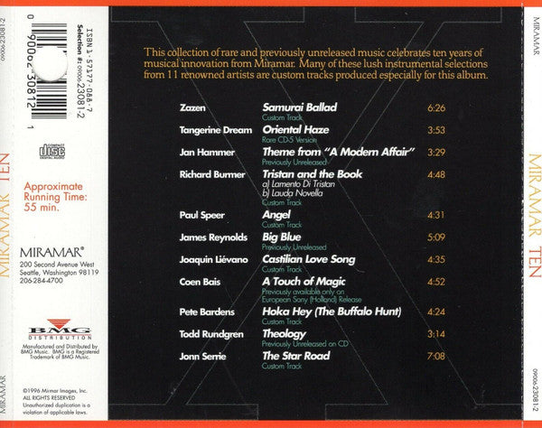 Various : Miramar Ten (CD, Comp)