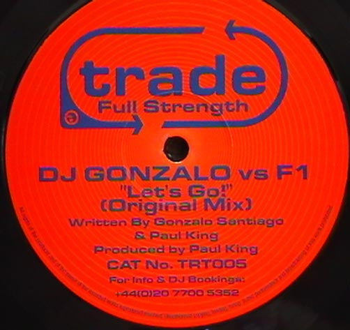 DJ Gonzalo vs. F1 : Let's Go! (12")