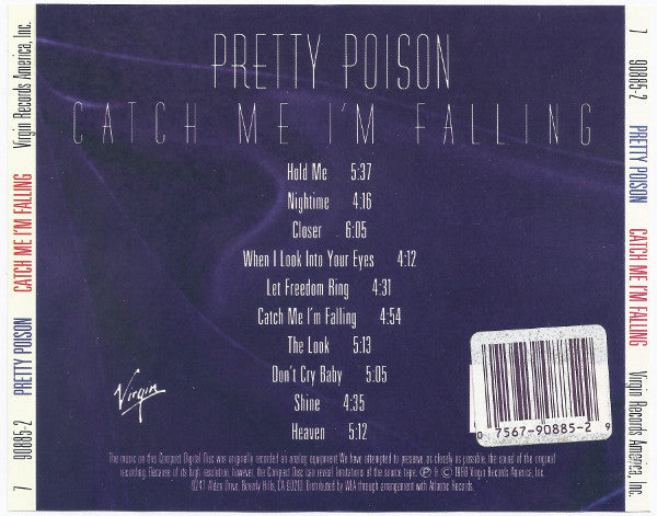 Pretty Poison : Catch Me I'm Falling (CD, Album)