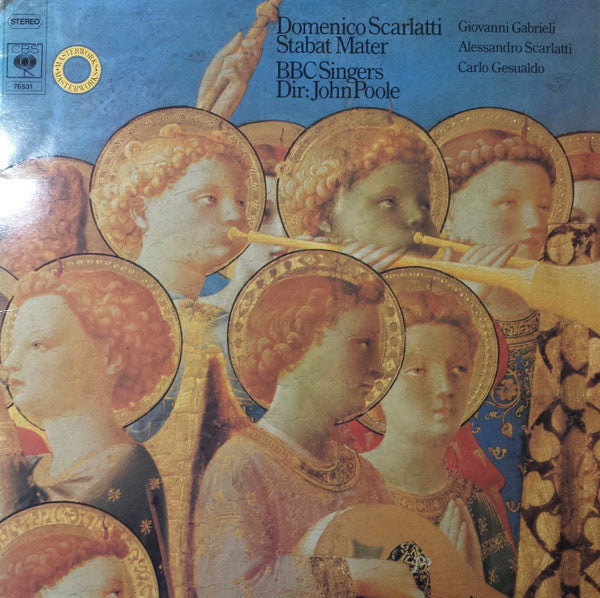 Domenico Scarlatti, Alessandro Scarlatti, Giovanni Gabrieli, Carlo Gesualdo, BBC Singers, John Poole (2) : Stabat Mater (LP, Album)