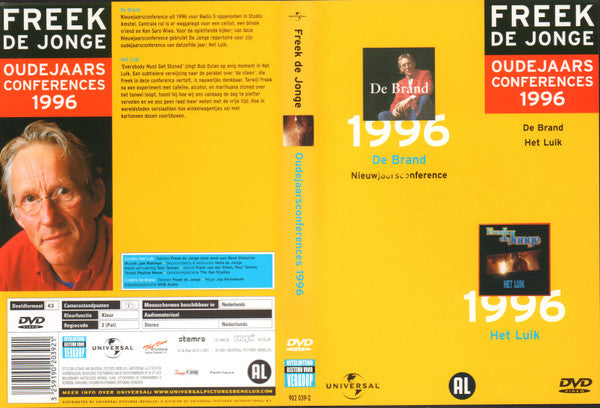 Freek de Jonge : Oudejaarsconferences 1996 (DVD-V, PAL)