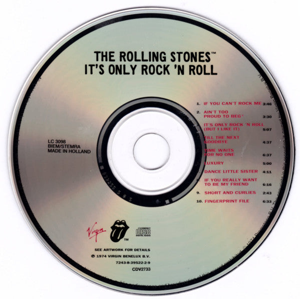 The Rolling Stones : It's Only Rock 'N Roll (CD, Album, RE, RM)