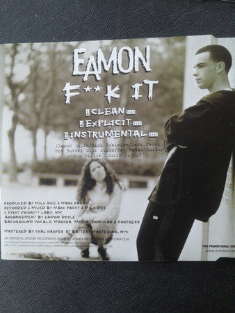 Eamon : F**k It (I Don't Want You Back) (CD, Maxi, Promo)