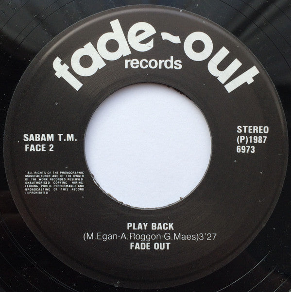 Fade Out (3) : Lost In Our Wonderland (7")