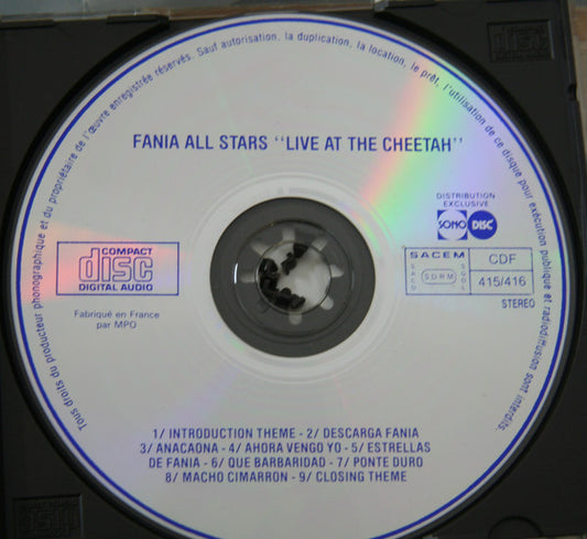 Fania All Stars : "Live" At The Cheetah (CD, Album)