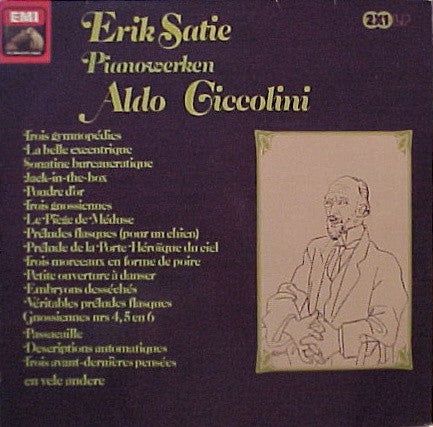 Erik Satie - Aldo Ciccolini : Pianowerken (2xLP, Comp)