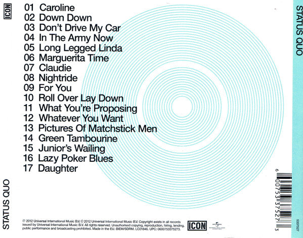 Status Quo : Icon (CD, Comp)