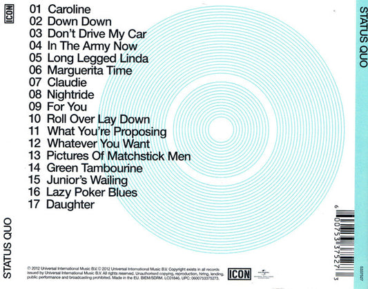 Status Quo : Icon (CD, Comp)