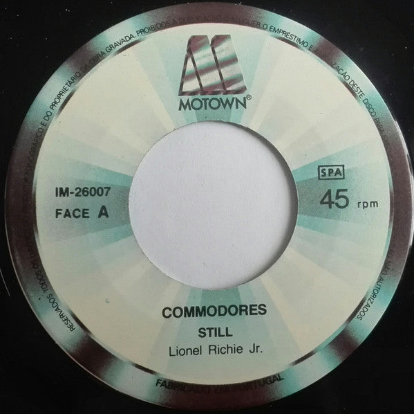 Commodores : Still (7", Single)