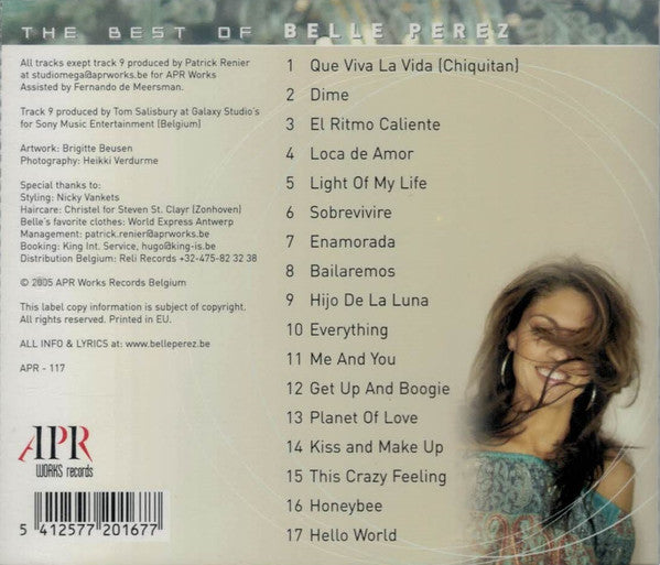 Belle Perez : The Best Of Belle Perez (CD, Comp)