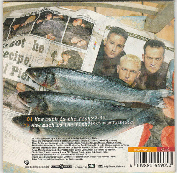 Scooter : How Much Is The Fish? (CD, Single, Car)