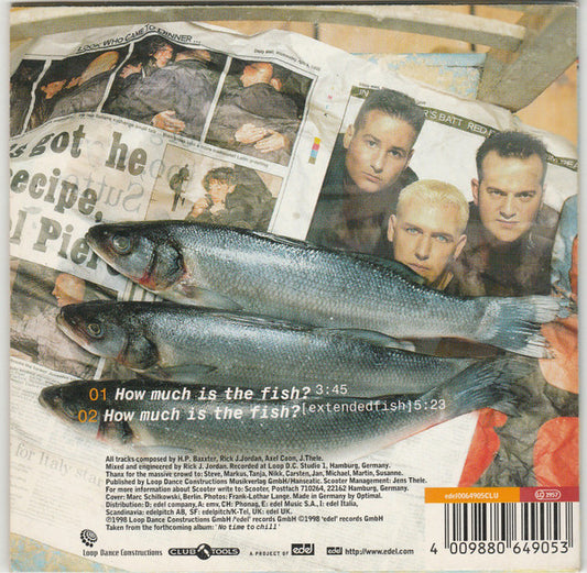Scooter : How Much Is The Fish? (CD, Single, Car)
