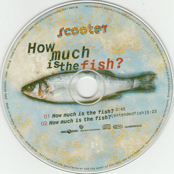 Scooter : How Much Is The Fish? (CD, Single, Car)